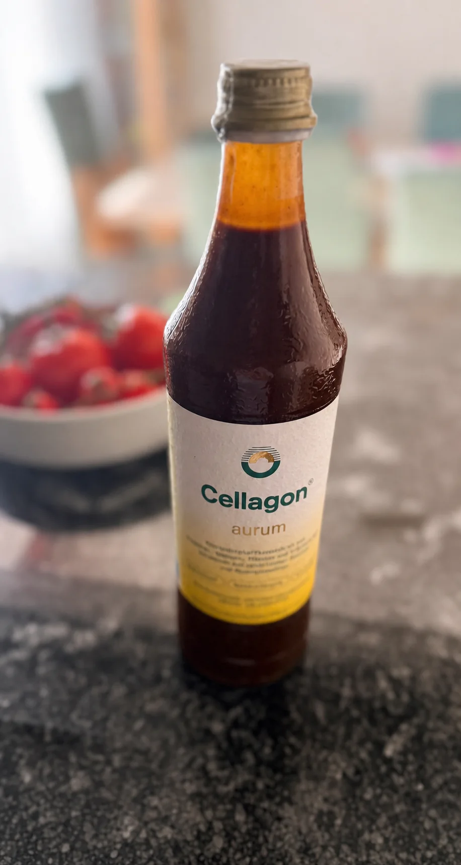 Cellagon aurum auf Yvonnes Küchenarbeitsfläche