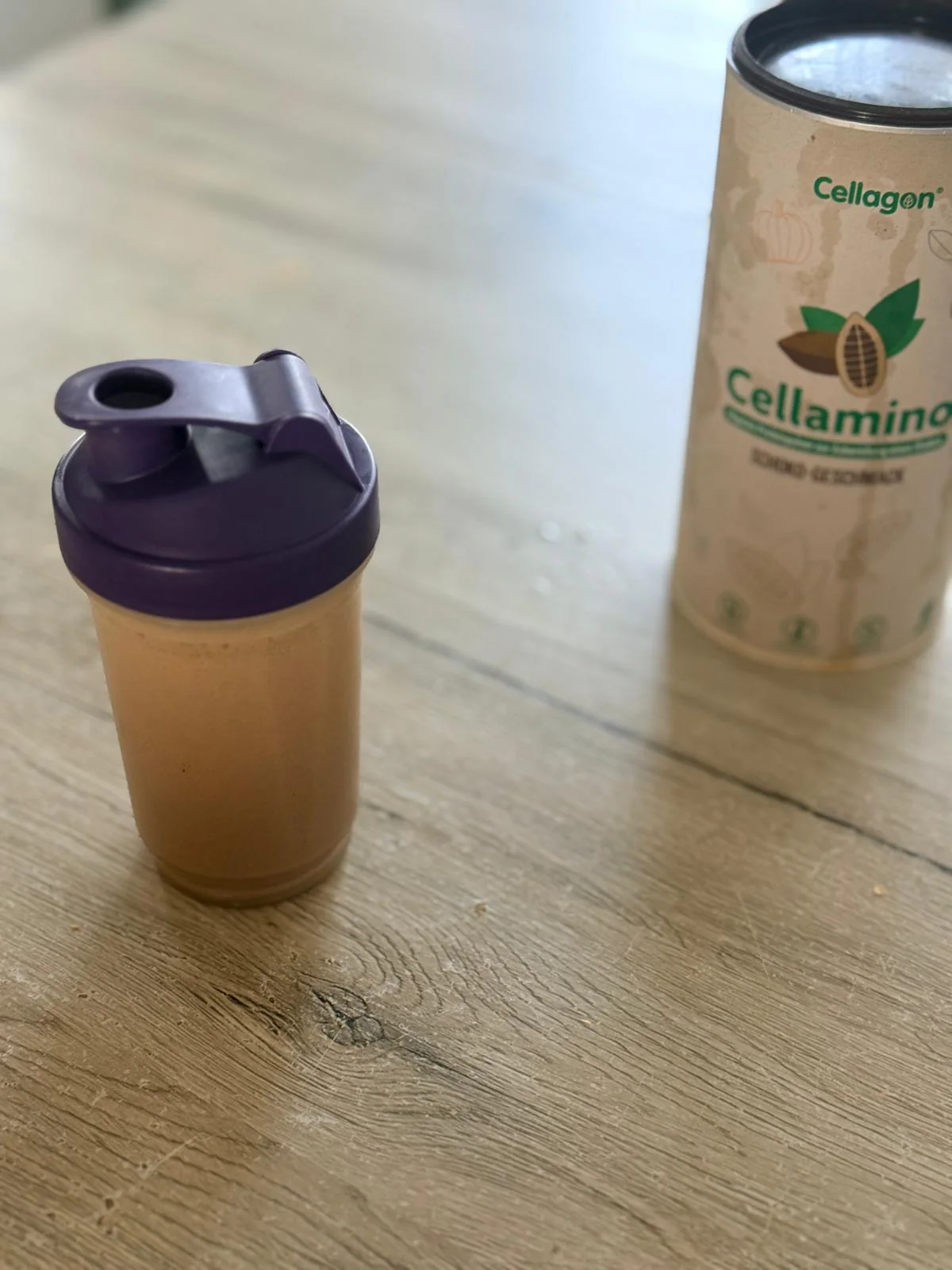 Cellamino und Yvonnes vorbereiteter Schüttelbecher